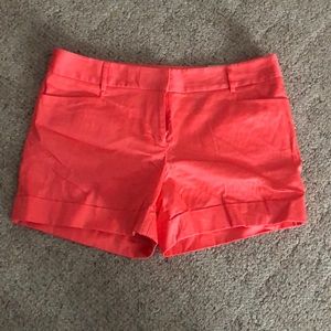 Express coral shorts